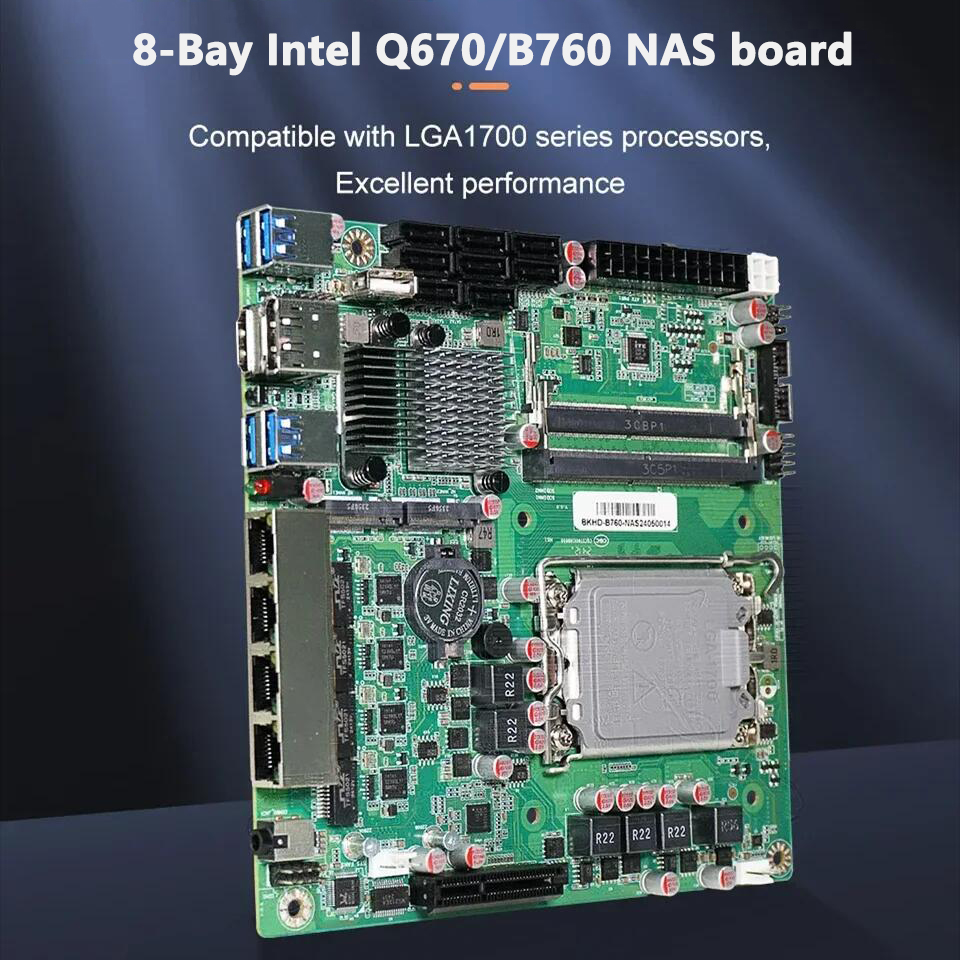 Lga 1700 Ddr5 Itx Motherboard - Scheda Madre Topton Q670 B760 NAS