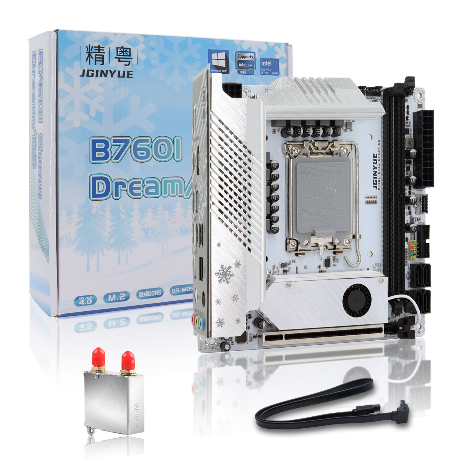 Lga 1700 Ddr5 Itx Motherboard - Scheda madre JGINYUE B760 Mini ITX