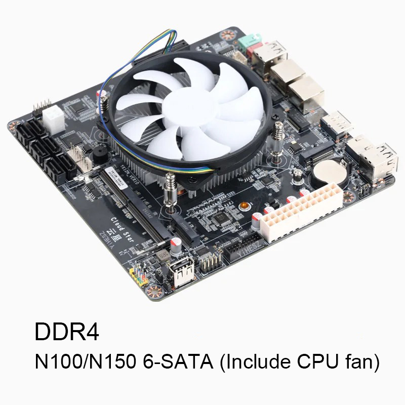 Scheda Madre NAS N100/N150 a 6 - Nas Motherboard N100 6 Sata recensione e prezzo