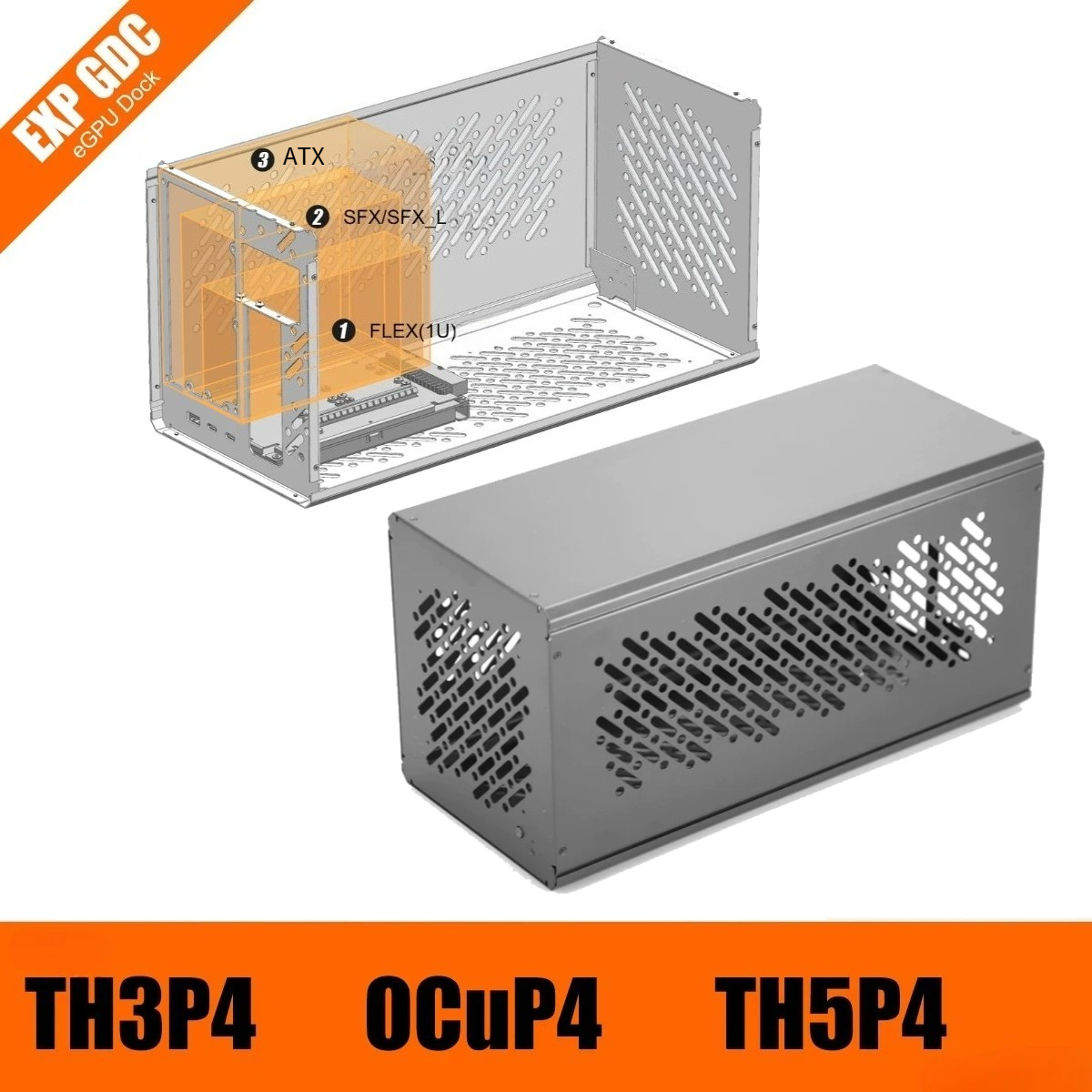 Telaio in Metallo per TH3P4 TH - External Gpu Dock Pcie 4.0 Oculink recensione e prezzo