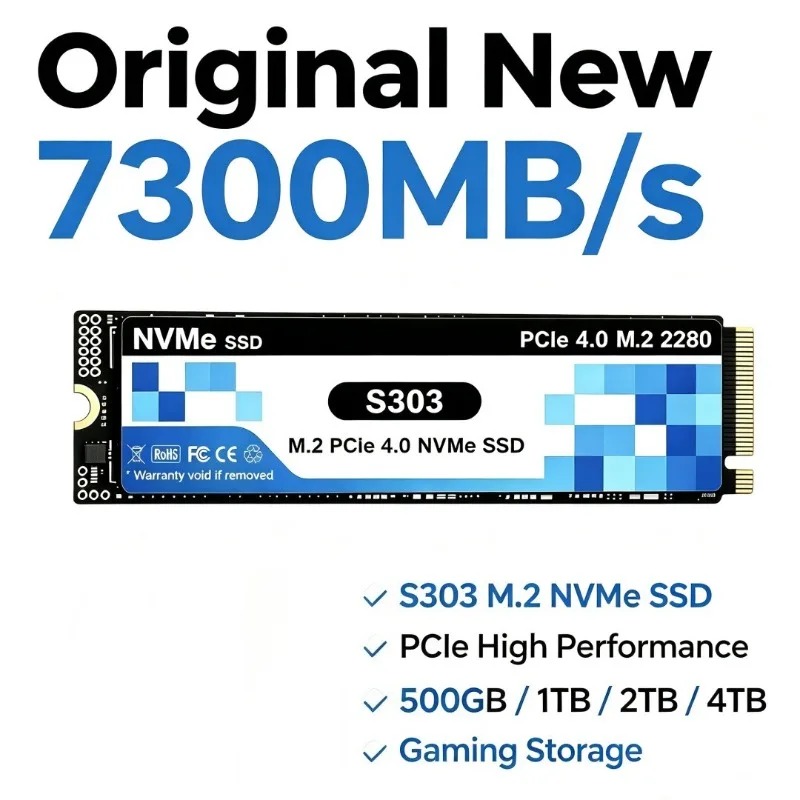 SSD Interno da Gaming S303 500 - M.2 Nvme 4Tb Pcie 4.0 Ssd recensione e prezzo