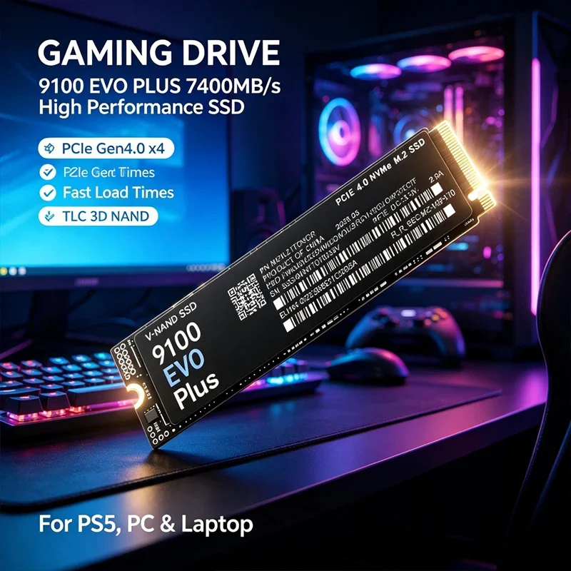 9100 EVO Plus M.2 NVMe SSD 1TB - M.2 Nvme 4Tb Pcie 4.0 Ssd recensione e prezzo